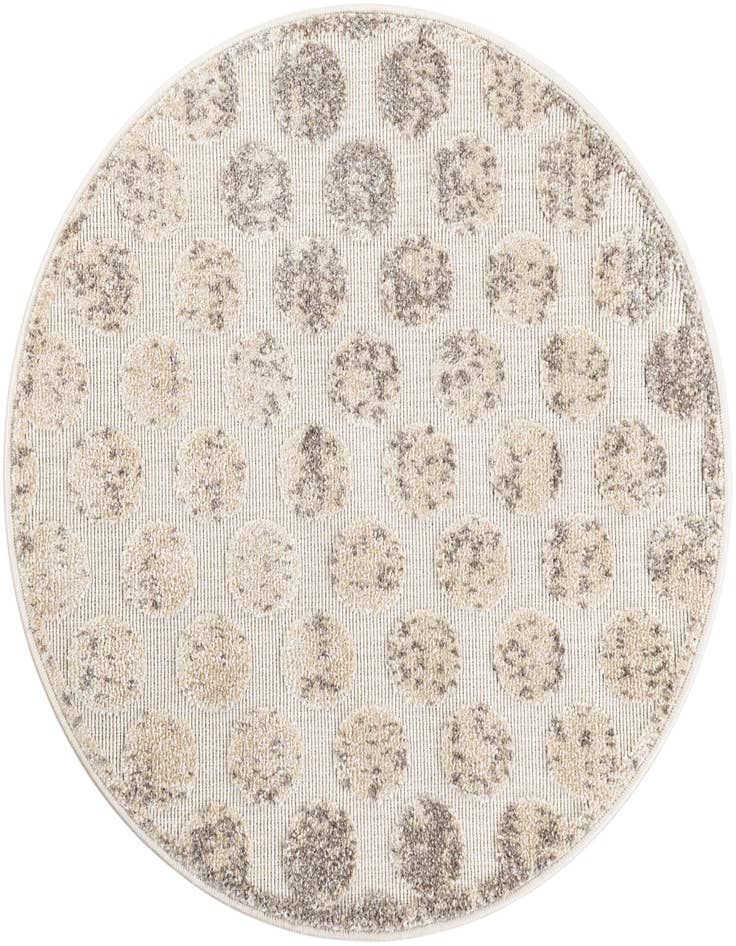 Detail image of 3' x 3' Easy-Clean Sabrina Soto Indoor / Outdoor Round Rug