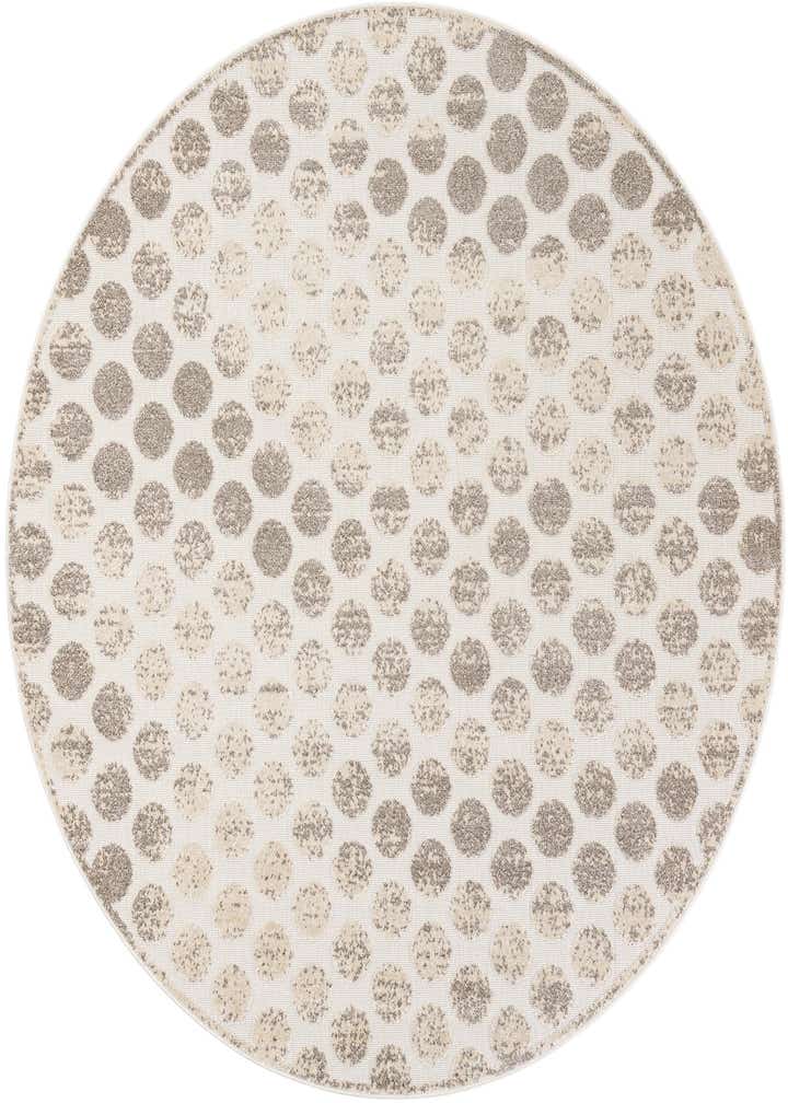 7' 10 x 7' 10 Easy-Clean Sabrina Soto Indoor / Outdoor Round Rug