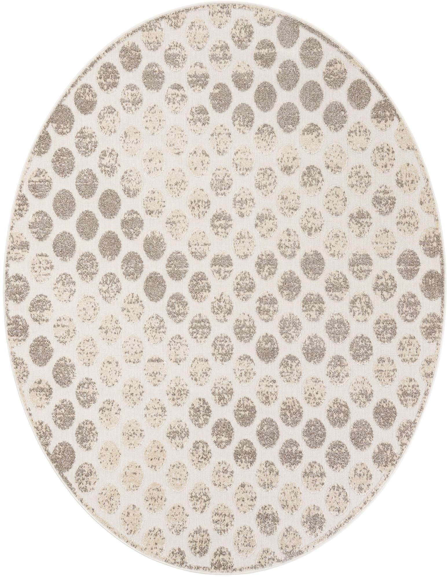 7' 10 x 7' 10 Easy-Clean Sabrina Soto Indoor / Outdoor Round Rug