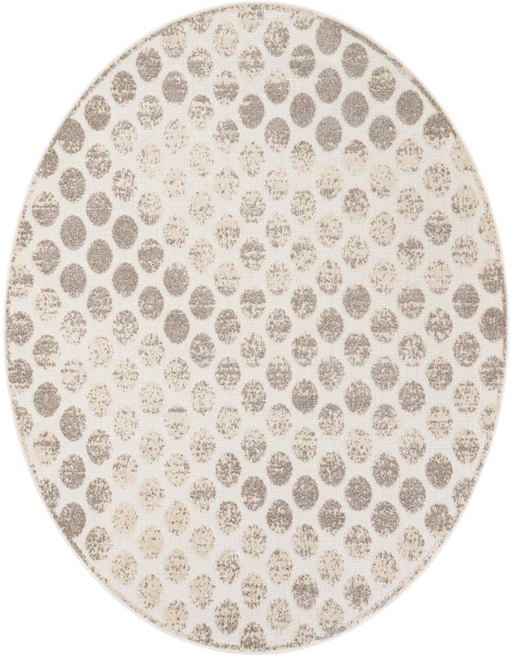 Detail image of 7' 10 x 7' 10 Easy-Clean Sabrina Soto Indoor / Outdoor Round Rug