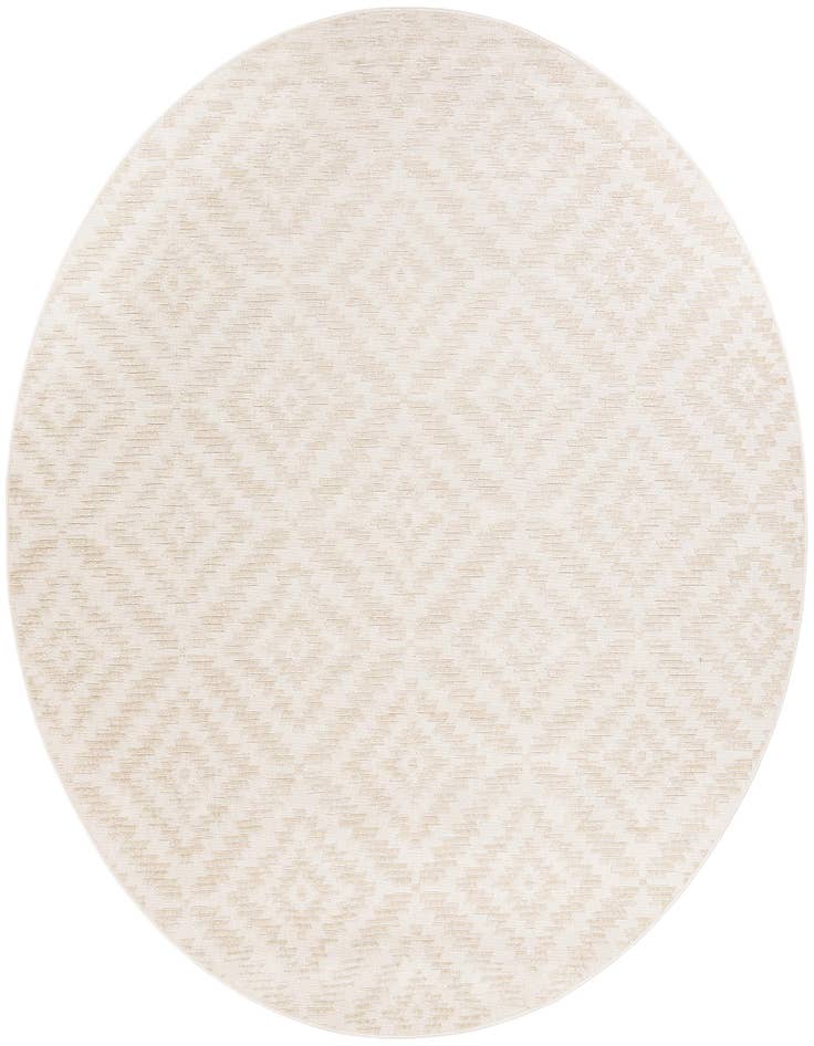Detail image of 10' x 10' Easy-Clean Sabrina Soto Indoor / Outdoor Round Rug