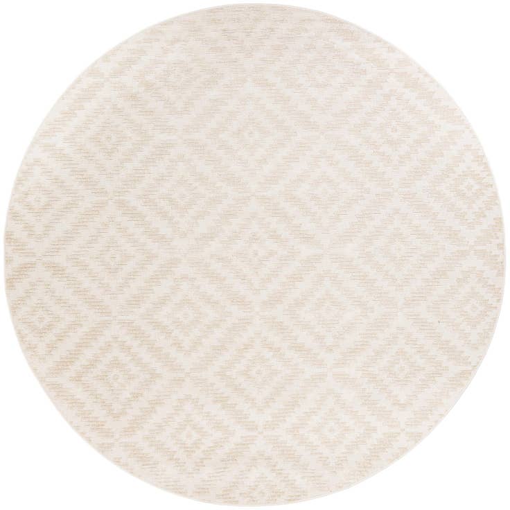 Detail image of 10' x 10' Easy-Clean Sabrina Soto Indoor / Outdoor Round Rug