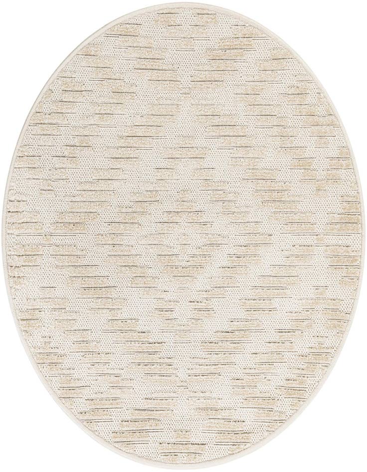 Detail image of 3' x 3' Easy-Clean Sabrina Soto Indoor / Outdoor Round Rug