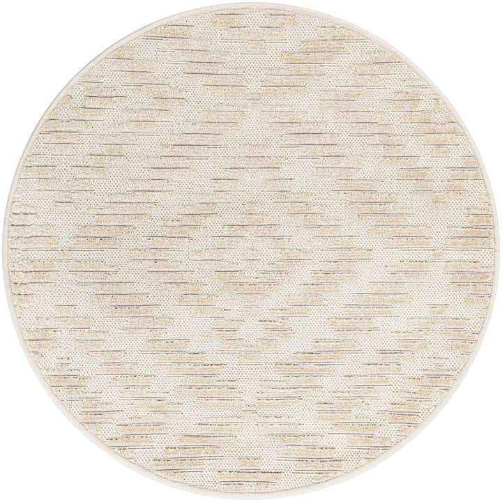 3' x 3' Easy-Clean Sabrina Soto Indoor / Outdoor Round Rug