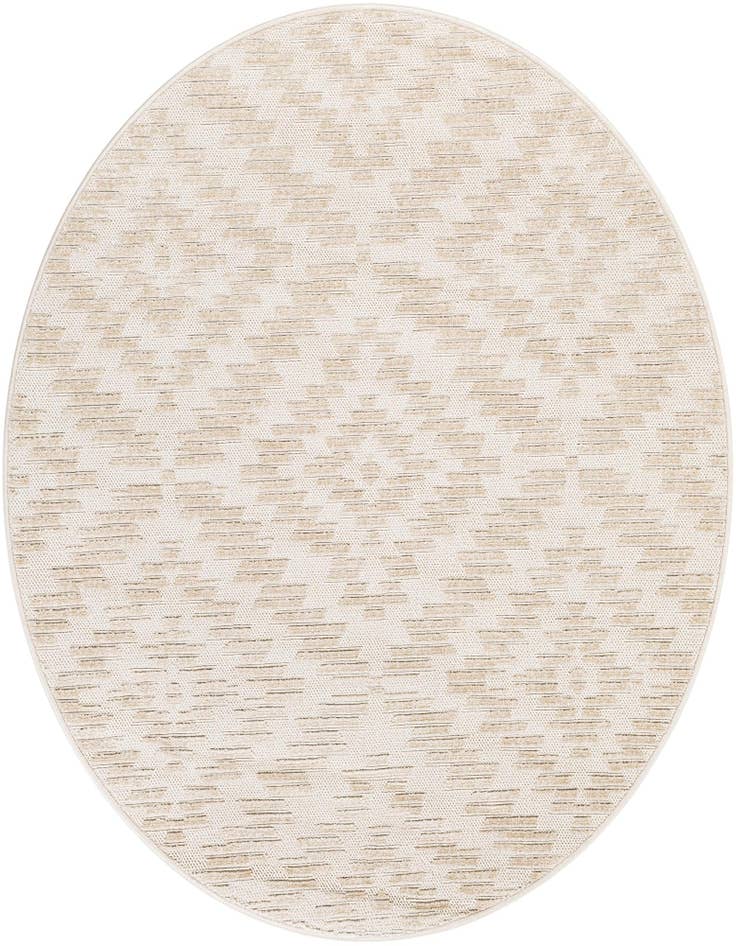 Detail image of 5' x 5' Easy-Clean Sabrina Soto Indoor / Outdoor Round Rug