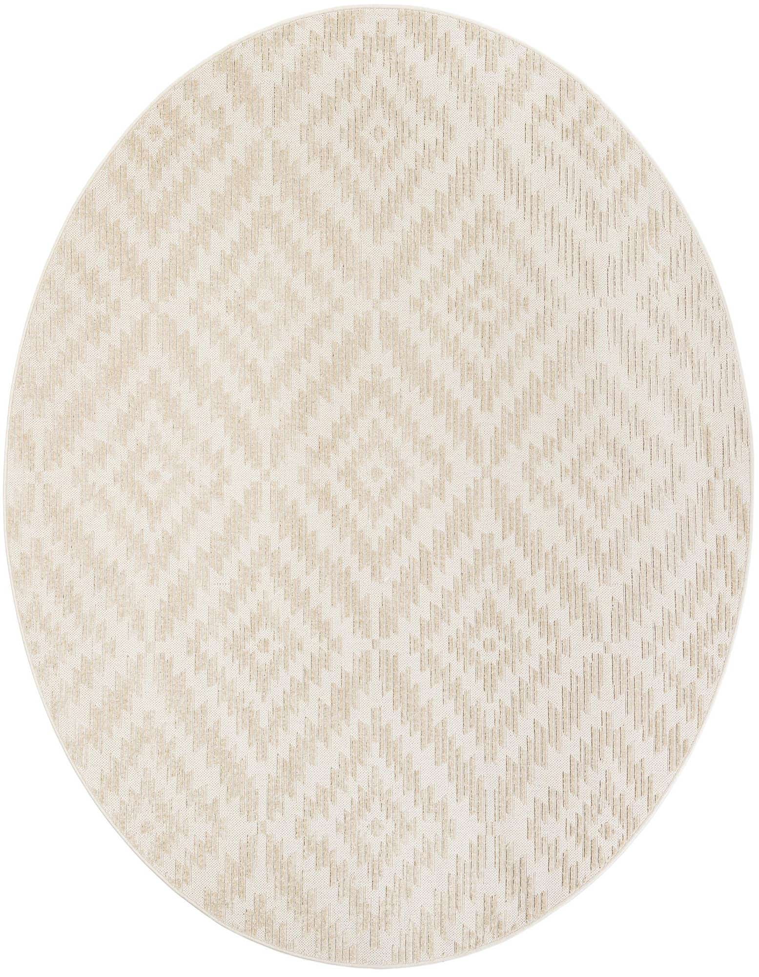 7' 10 x 7' 10 Easy-Clean Sabrina Soto Indoor / Outdoor Round Rug