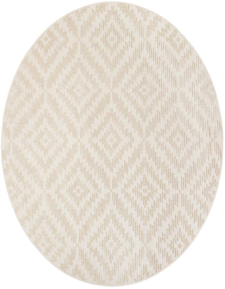 Detail image of 7' 10 x 7' 10 Easy-Clean Sabrina Soto Indoor / Outdoor Round Rug