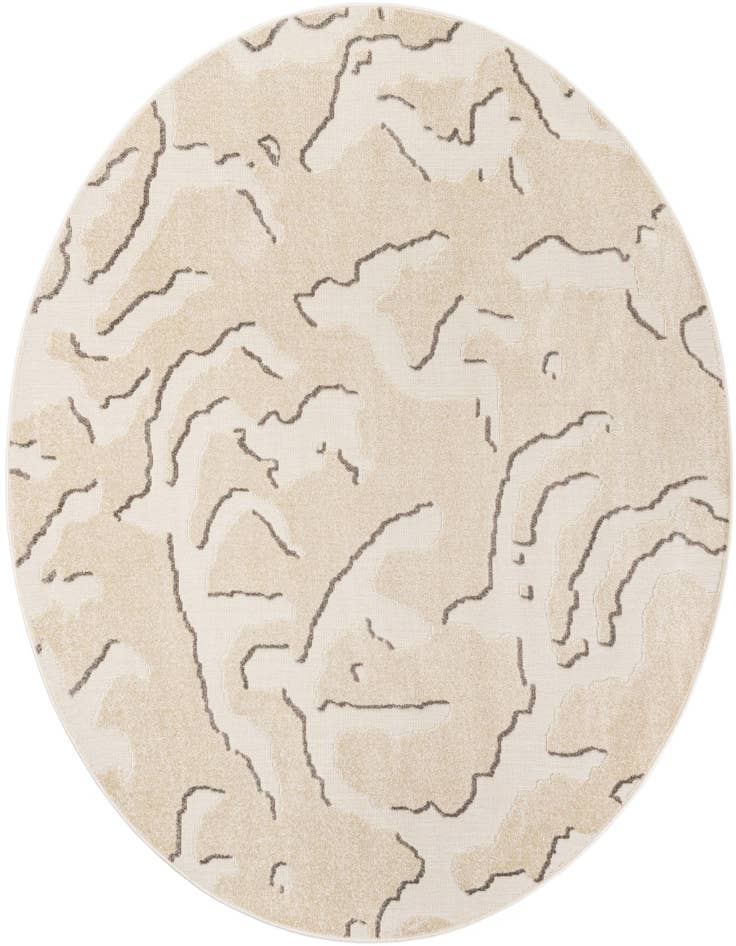 Detail image of 7' 10 x 7' 10 Easy-Clean Sabrina Soto Indoor / Outdoor Round Rug