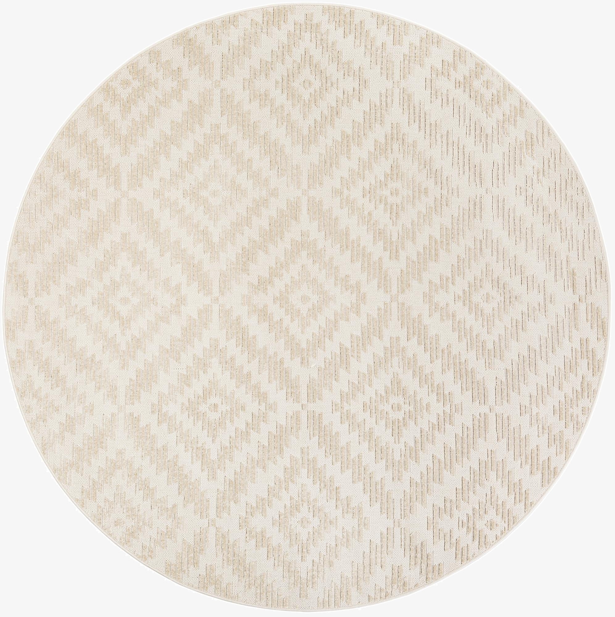 7' 10 x 7' 10  Washable Sabrina Soto Indoor / Outdoor Round Rug