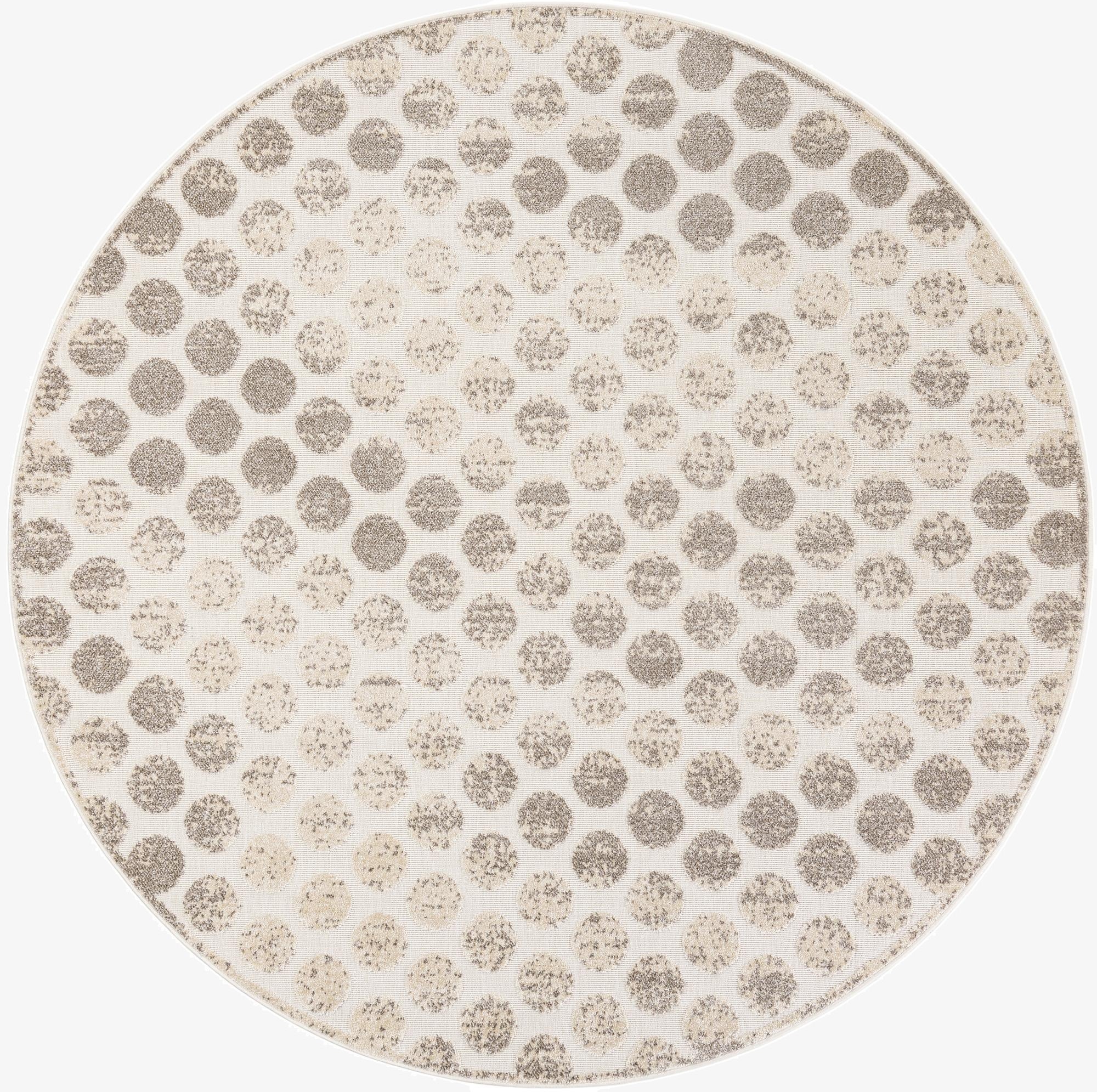 7' 10 x 7' 10  Washable Sabrina Soto Indoor / Outdoor Round Rug