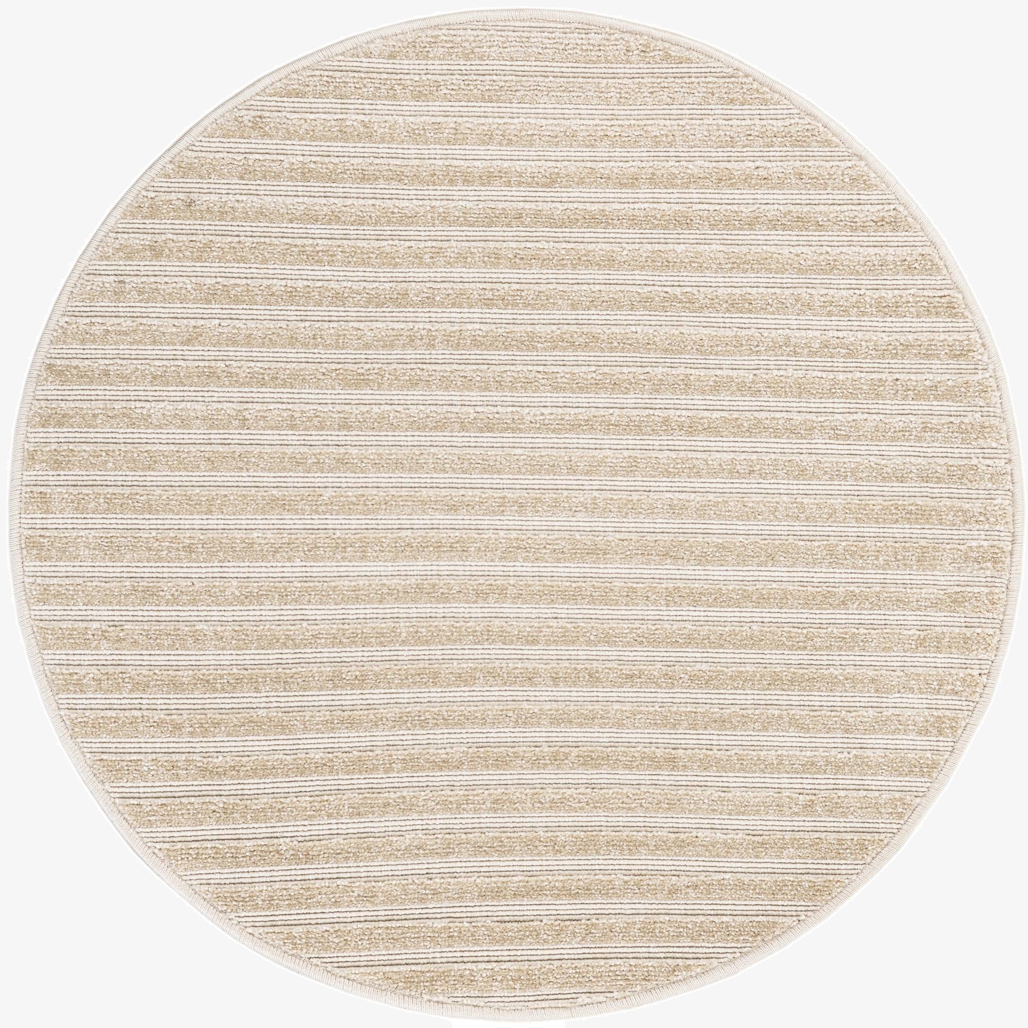 3' x 3'  Washable Sabrina Soto Indoor / Outdoor Round Rug