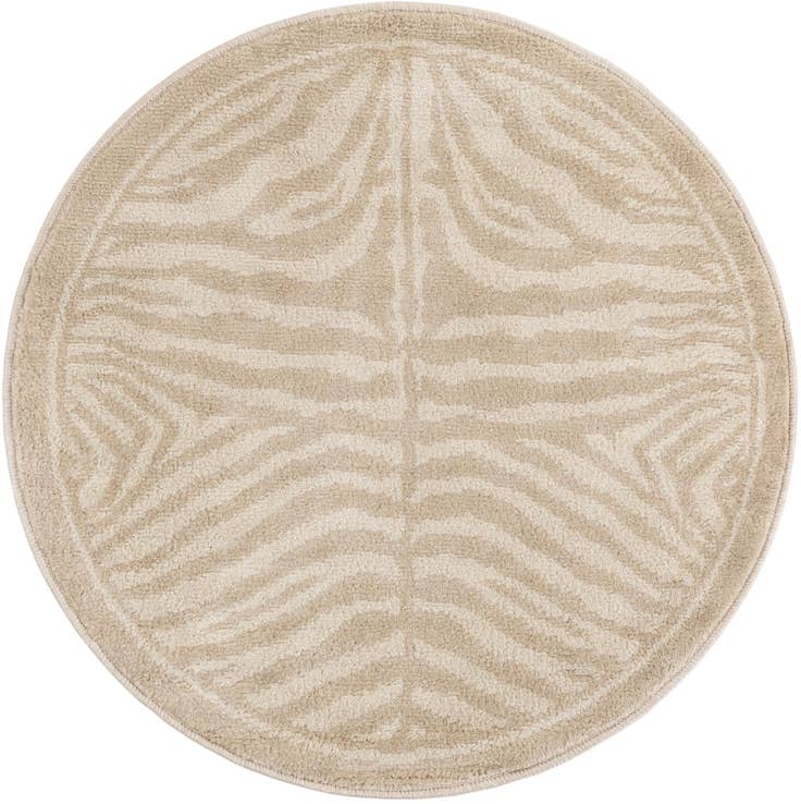 Detail image of 3' x 3' Safari Round Rug