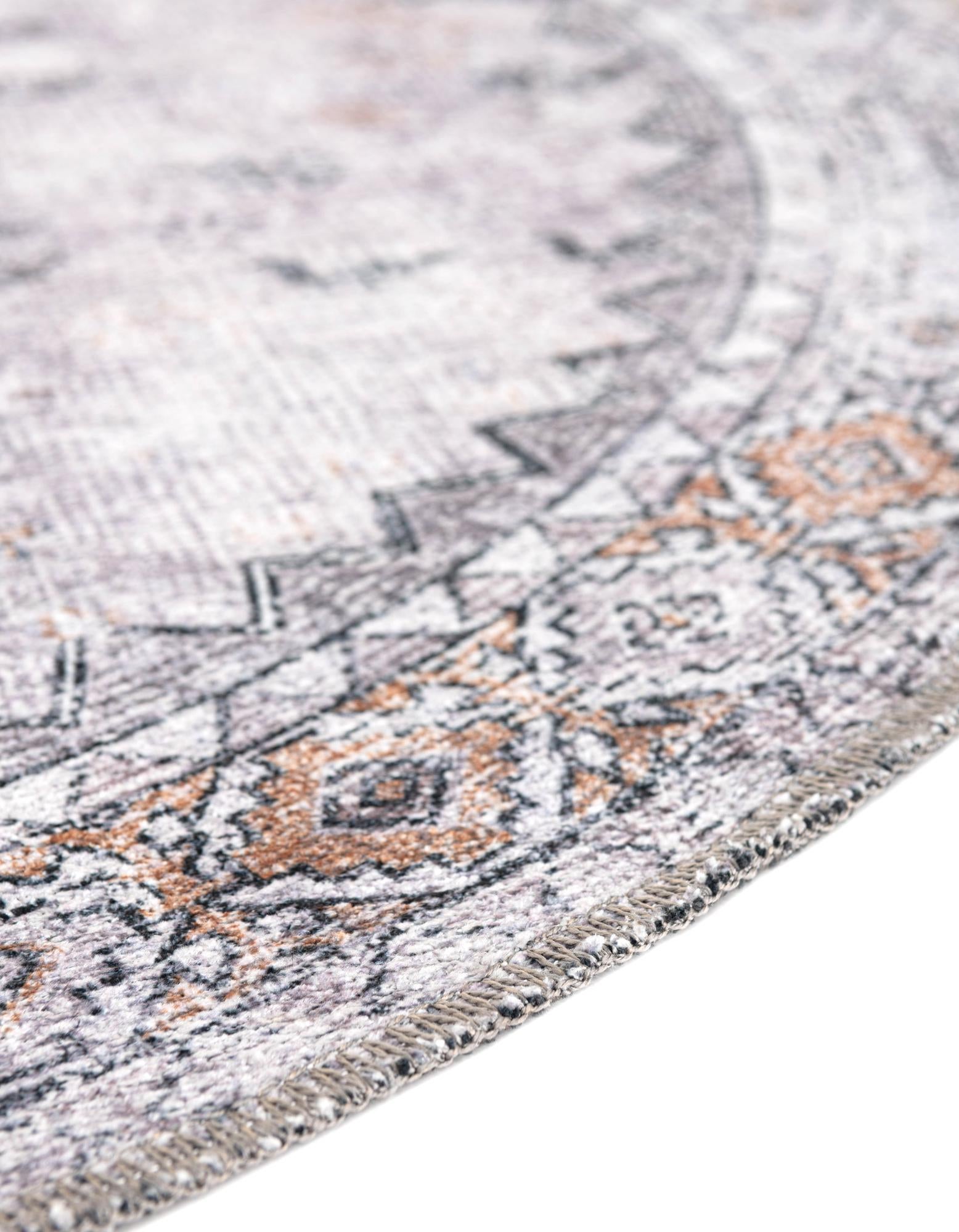 7' 10 x 7' 10 Washable Yara Round Rug