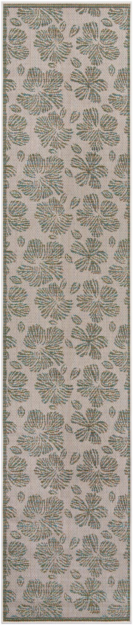 2' 7 x 12' Easy-Clean Baja Indoor / Outdoor Runner Rug