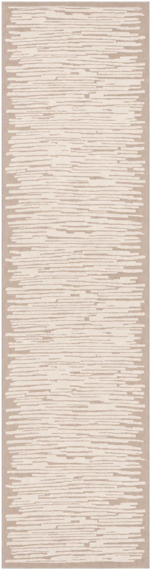Beige and Ivory Beekman Place Runner Rug
