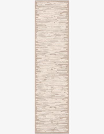Beige and Ivory Beekman Place Runner Rug