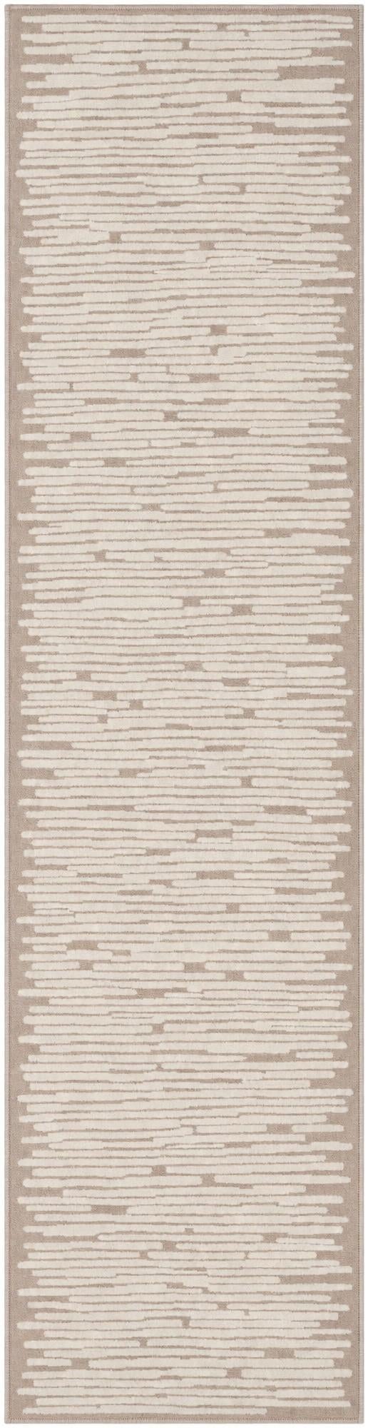 Beige and Ivory Beekman Place Runner Rug