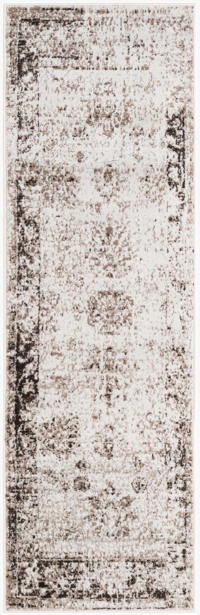 Beige and Ivory Monte Carlo Runner Rug