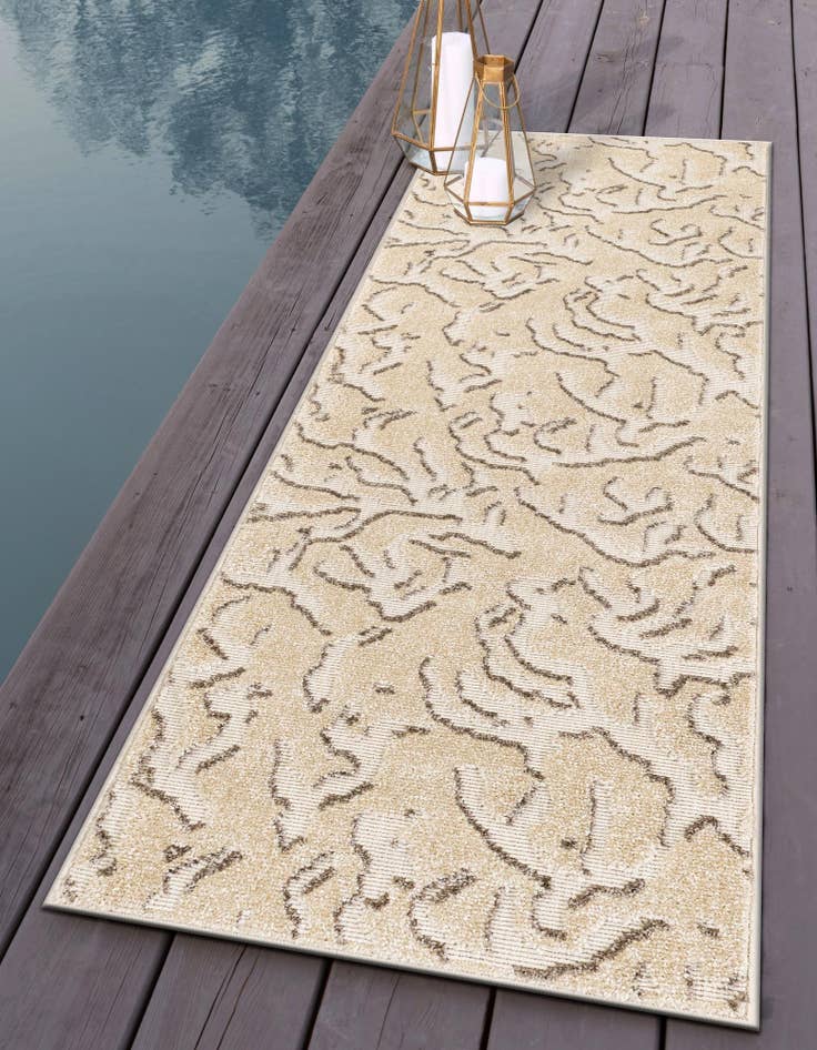 Detail image of 2' 7 x 12'  Washable Sabrina Soto Indoor / Outdoor Runner Rug