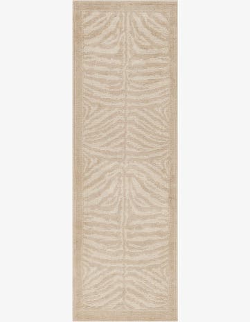 Beige and Ivory Savannah Runner Rug
