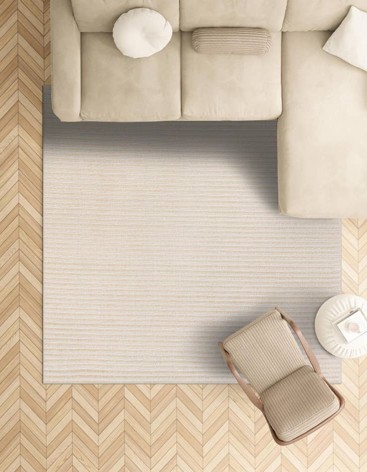 Detail image of 7' 10 x 7' 10 Easy-Clean Sabrina Soto Indoor / Outdoor Square Rug