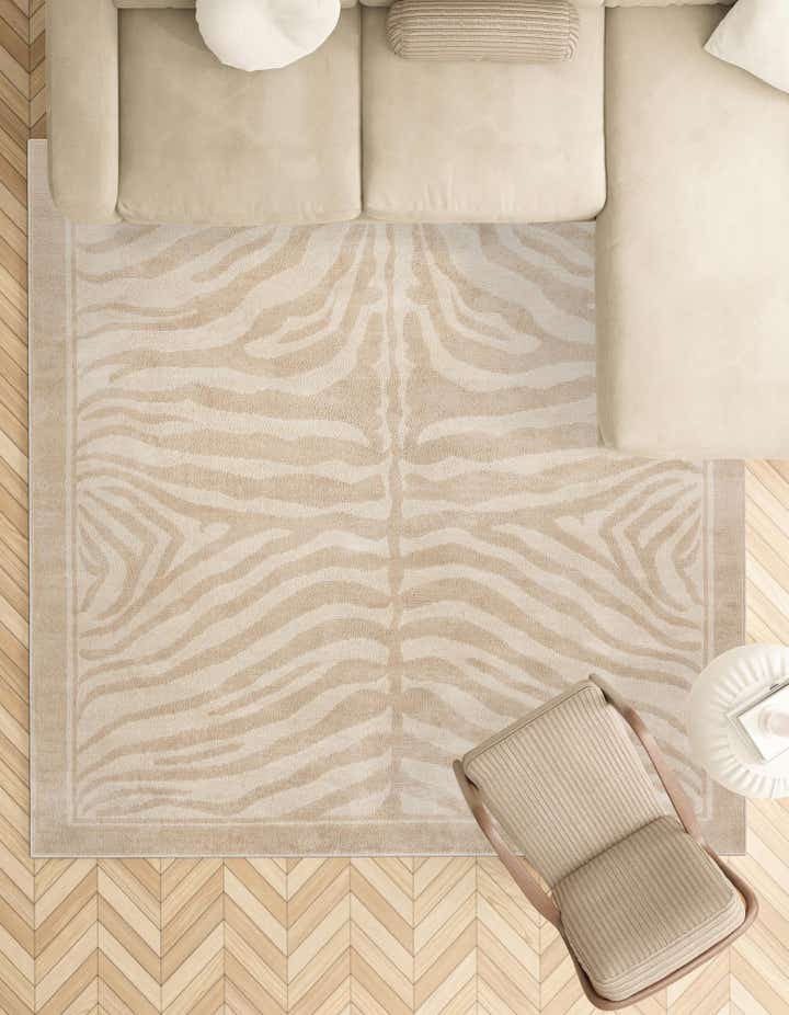 240cm x 240cm Safari Alfombra Cuadrado