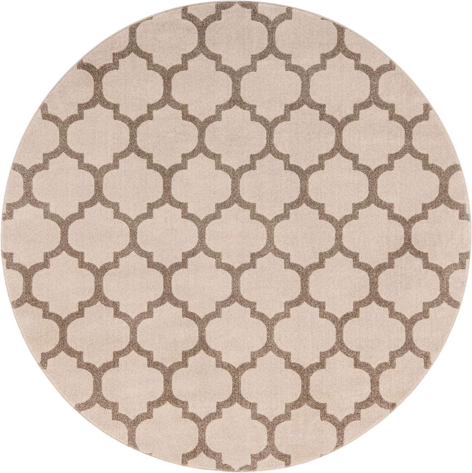 7' 10 x 7' 10 Lattice Round Rug