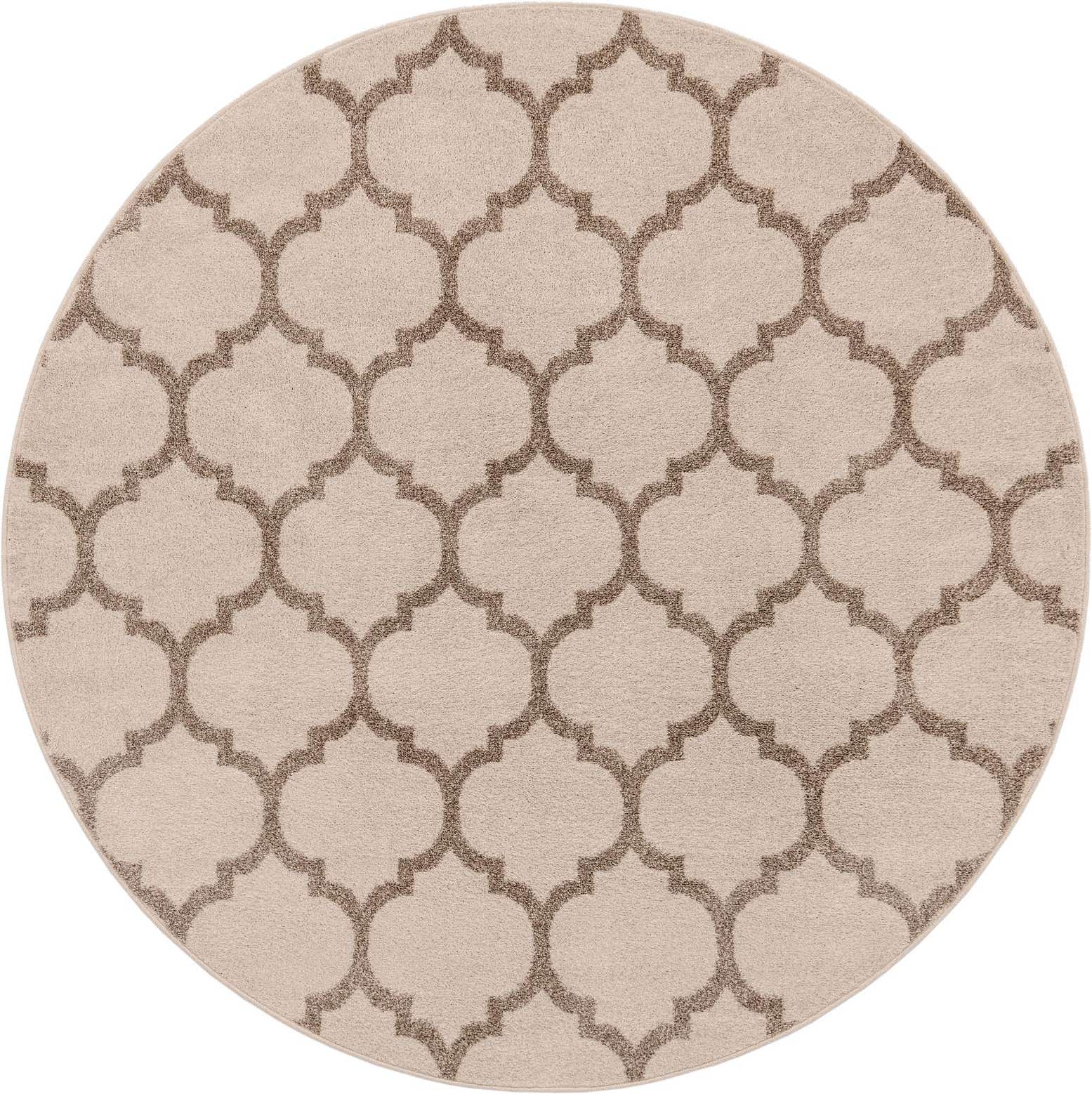 6' x 6' Lattice Round Rug
