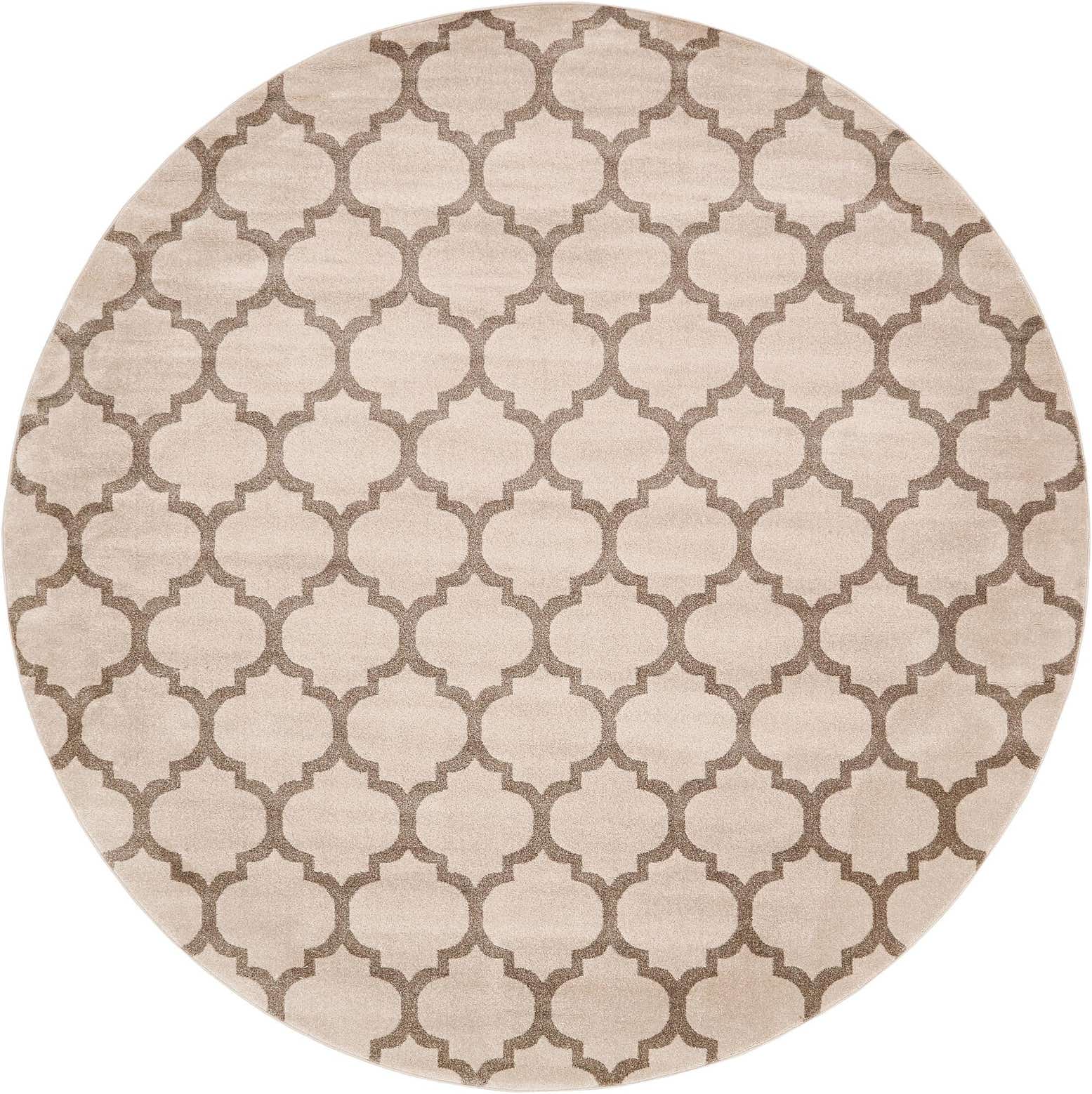 10' x 10' Lattice Round Rug