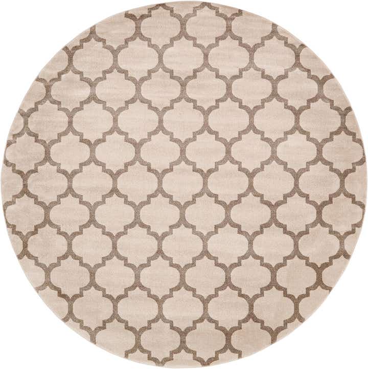 10' x 10' Lattice Round Rug