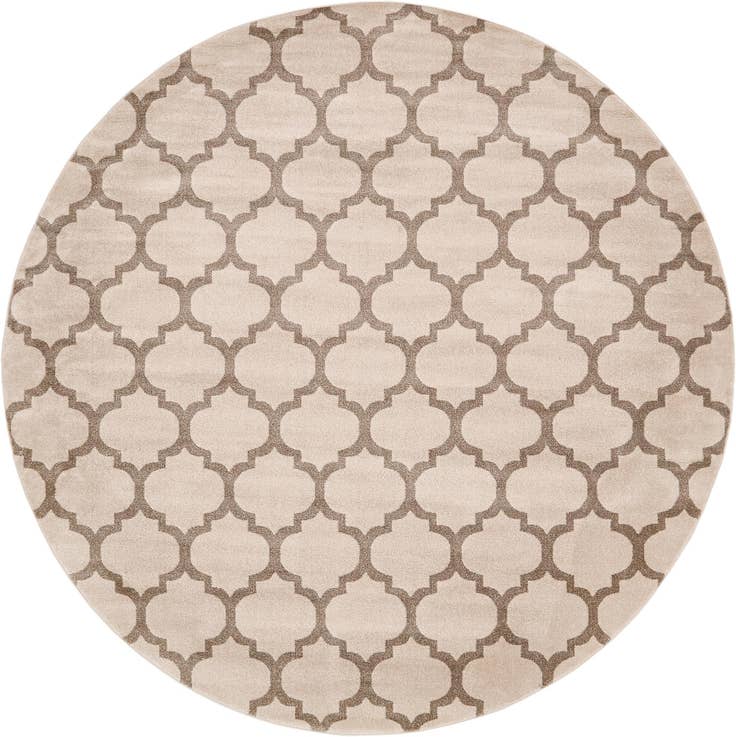 Detail image of 10' x 10' Lattice Round Rug