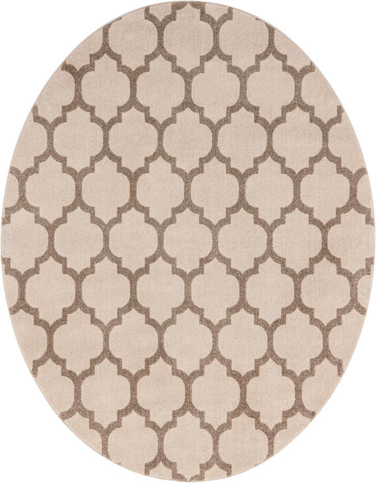 Detail image of 7' 10 x 7' 10 Trellis Round Rug
