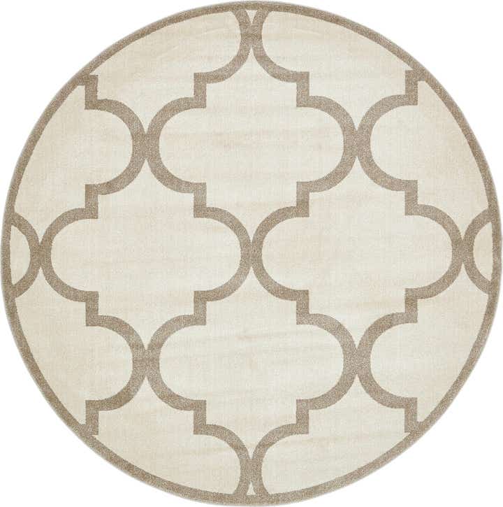245cm x 245cm Enrejado Alfombra redondo