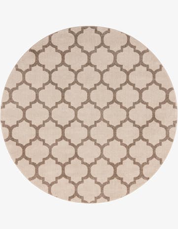 7' 10 x 7' 10 Trellis Round Rug