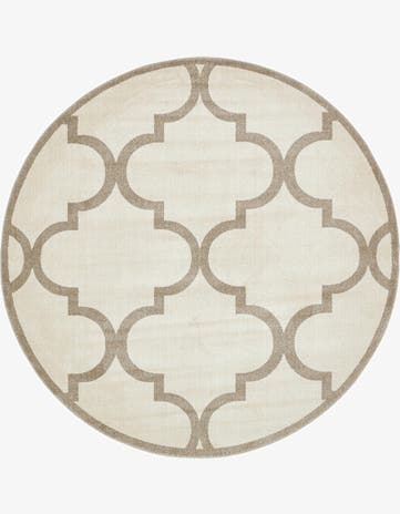 8' x 8' Trellis Round Rug