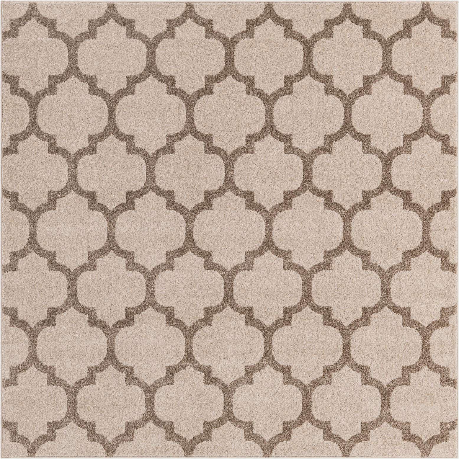 6' x 6' Lattice Square Rug