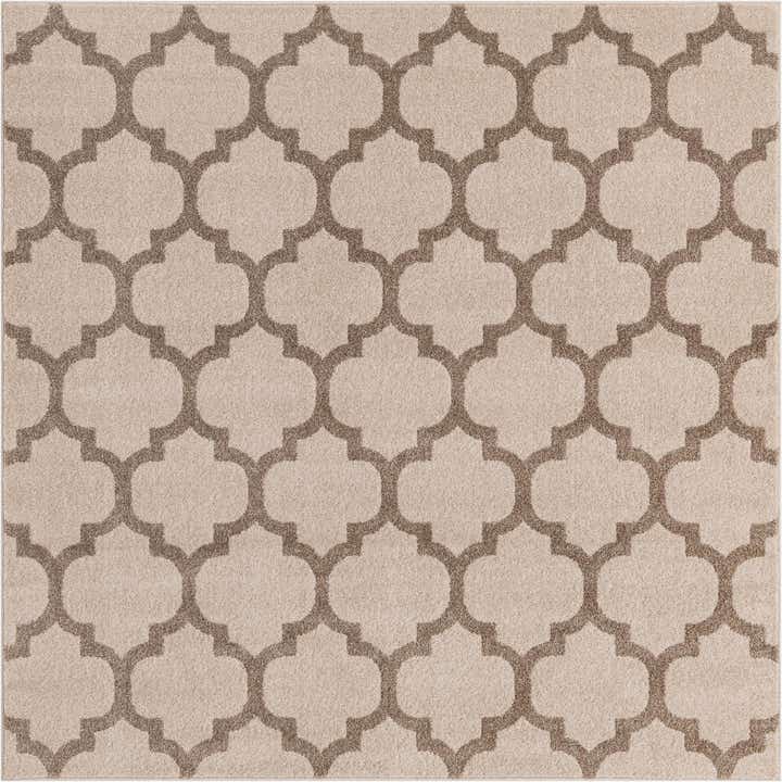 6' x 6' Lattice Square Rug
