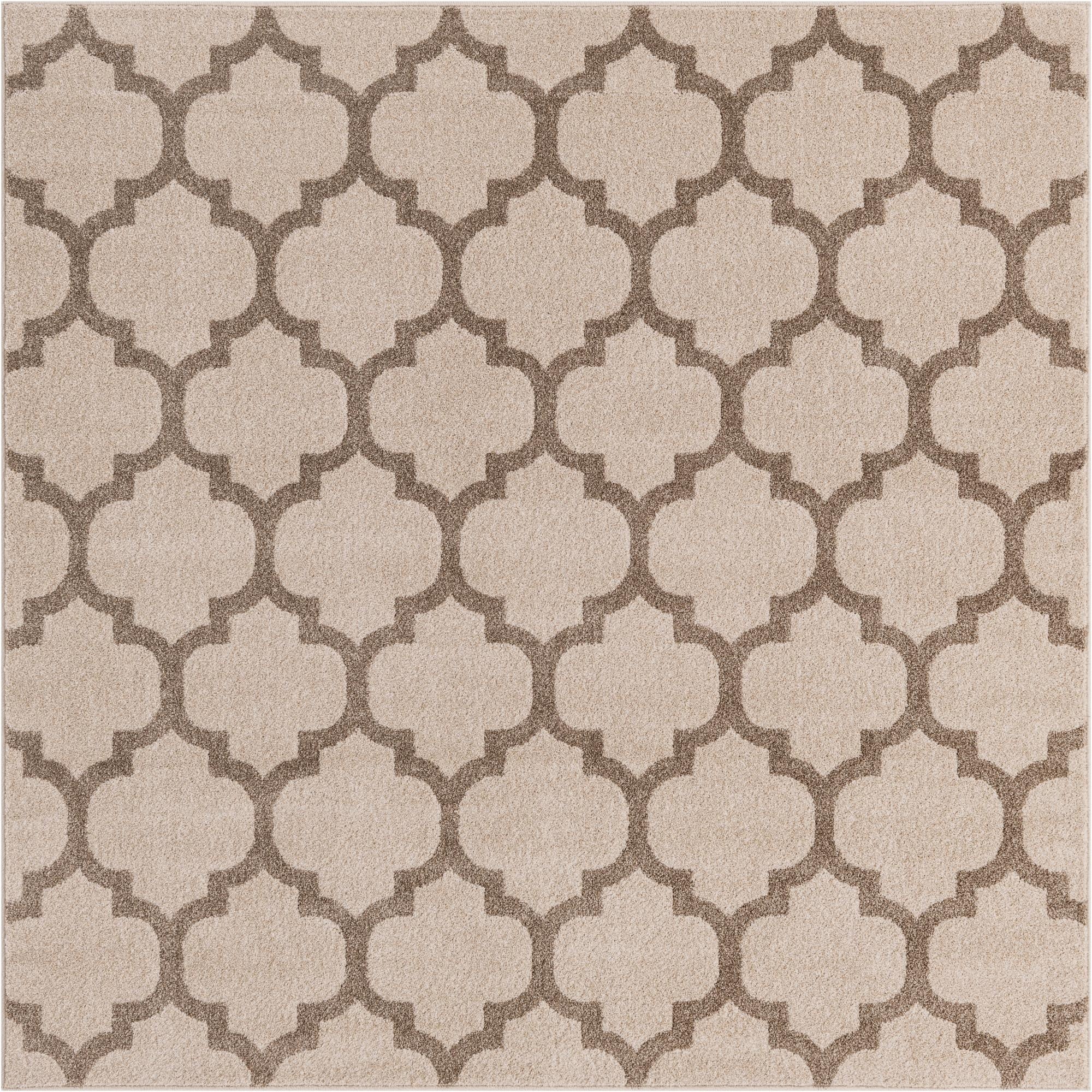 6' x 6' Lattice Square Rug