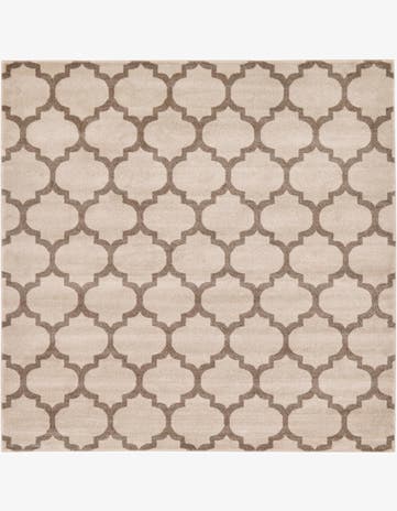 7' 10 x 7' 10 Trellis Square Rug