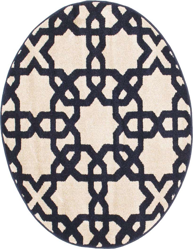 3' 3 x 3' 3 Lattice Round Rug