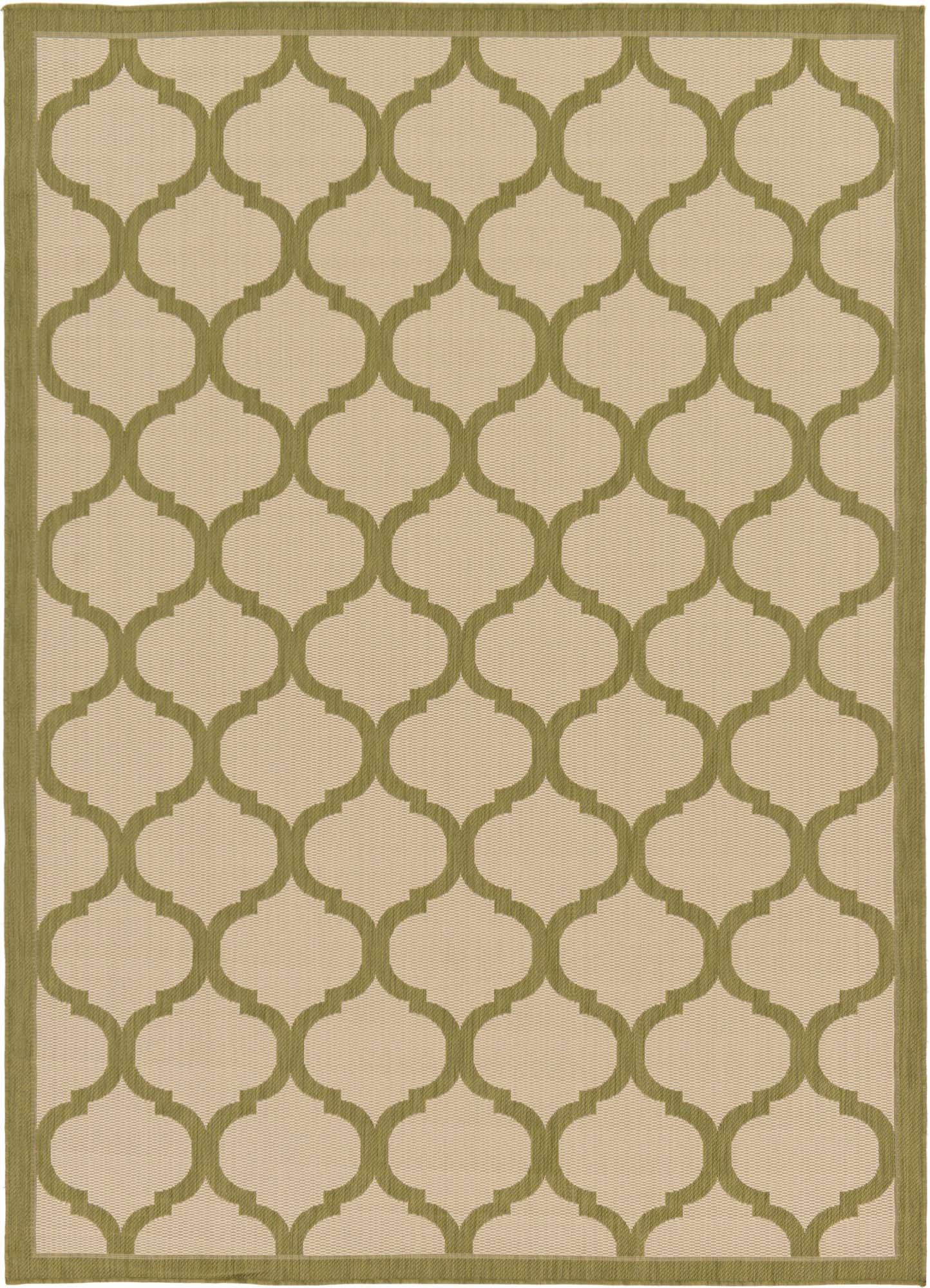 7' x 10' Easy-Clean Lattice Indoor / Outdoor Rug