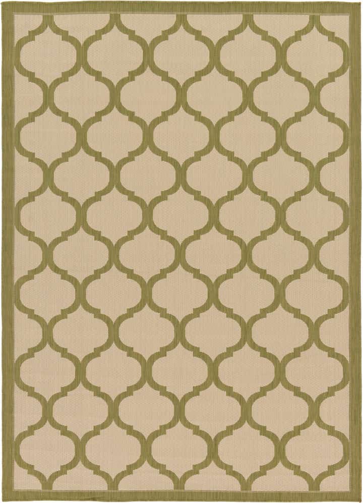 7' x 10' Easy-Clean Lattice Indoor / Outdoor Rug