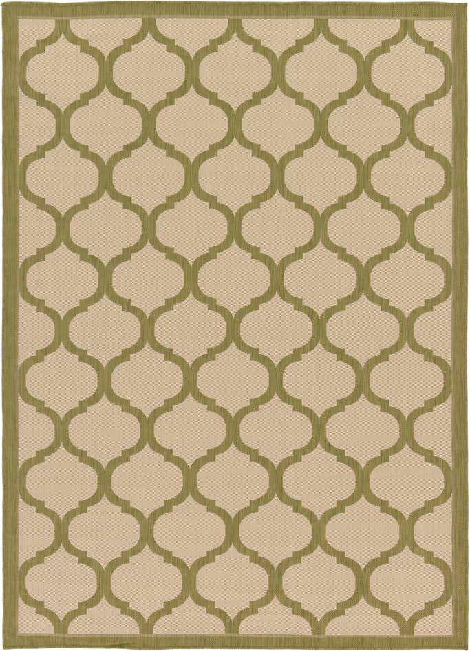 Detail image of 7' x 10' Easy-Clean Trellis Indoor / Outdoor Rug