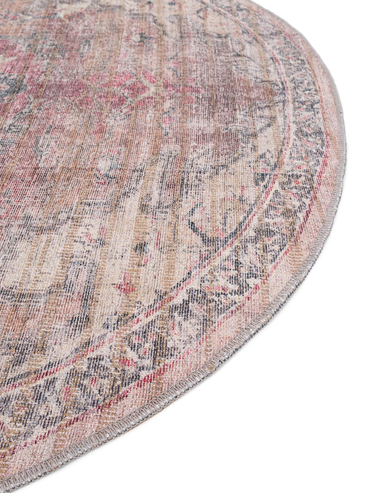 4' x 6' Washable Nostalgia Oval Rug