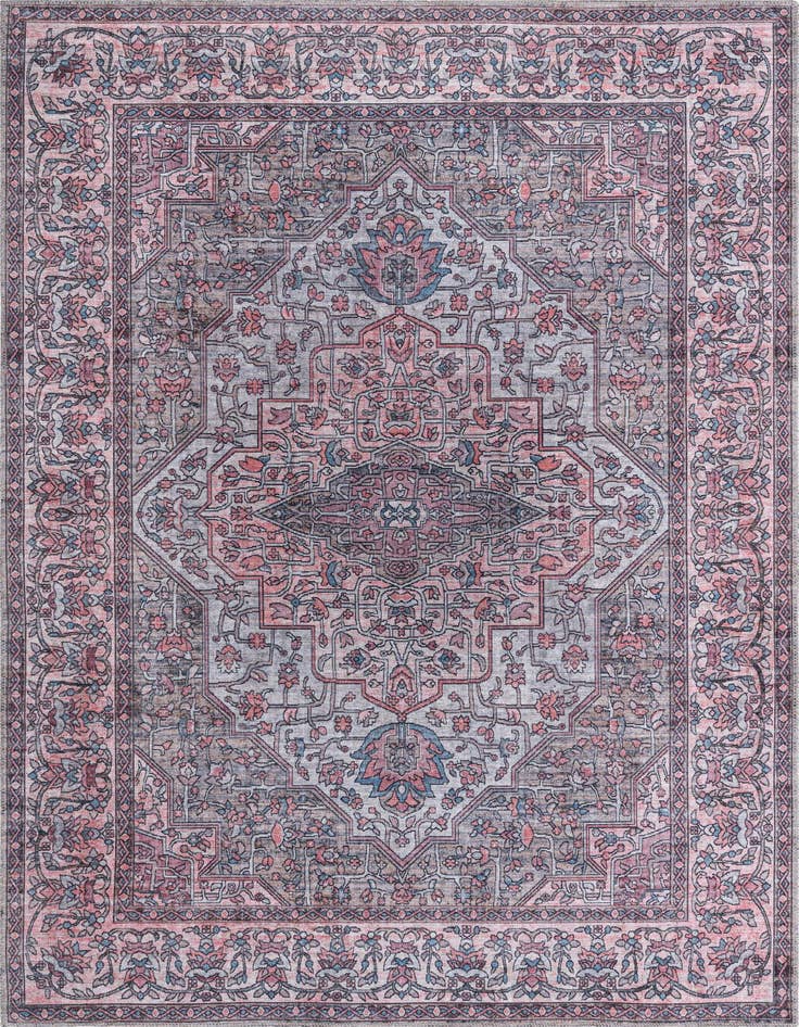 Detail image of 5' 3 x 8' Washable Mangata Rug