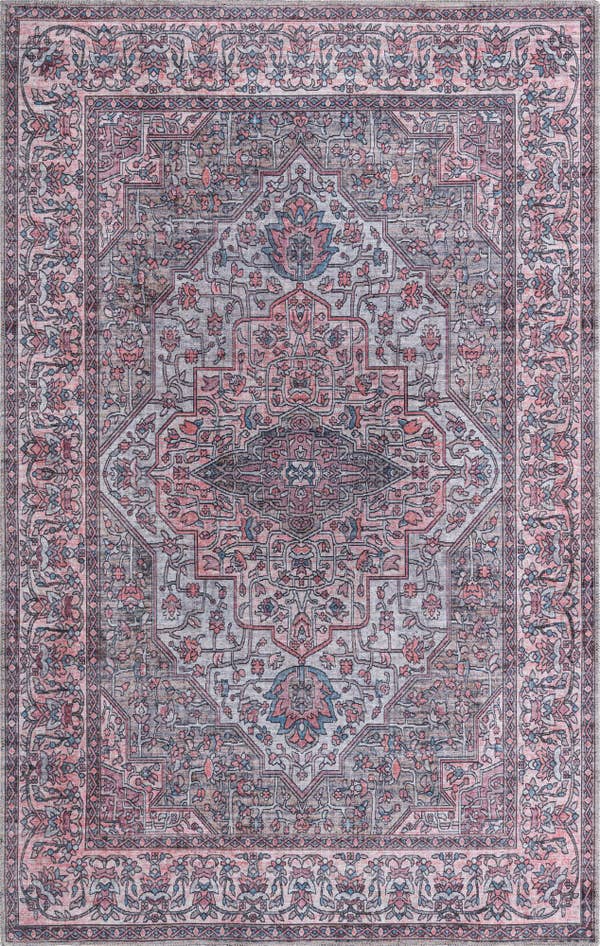 Detail image of 5' 3 x 8' Washable Mangata Rug