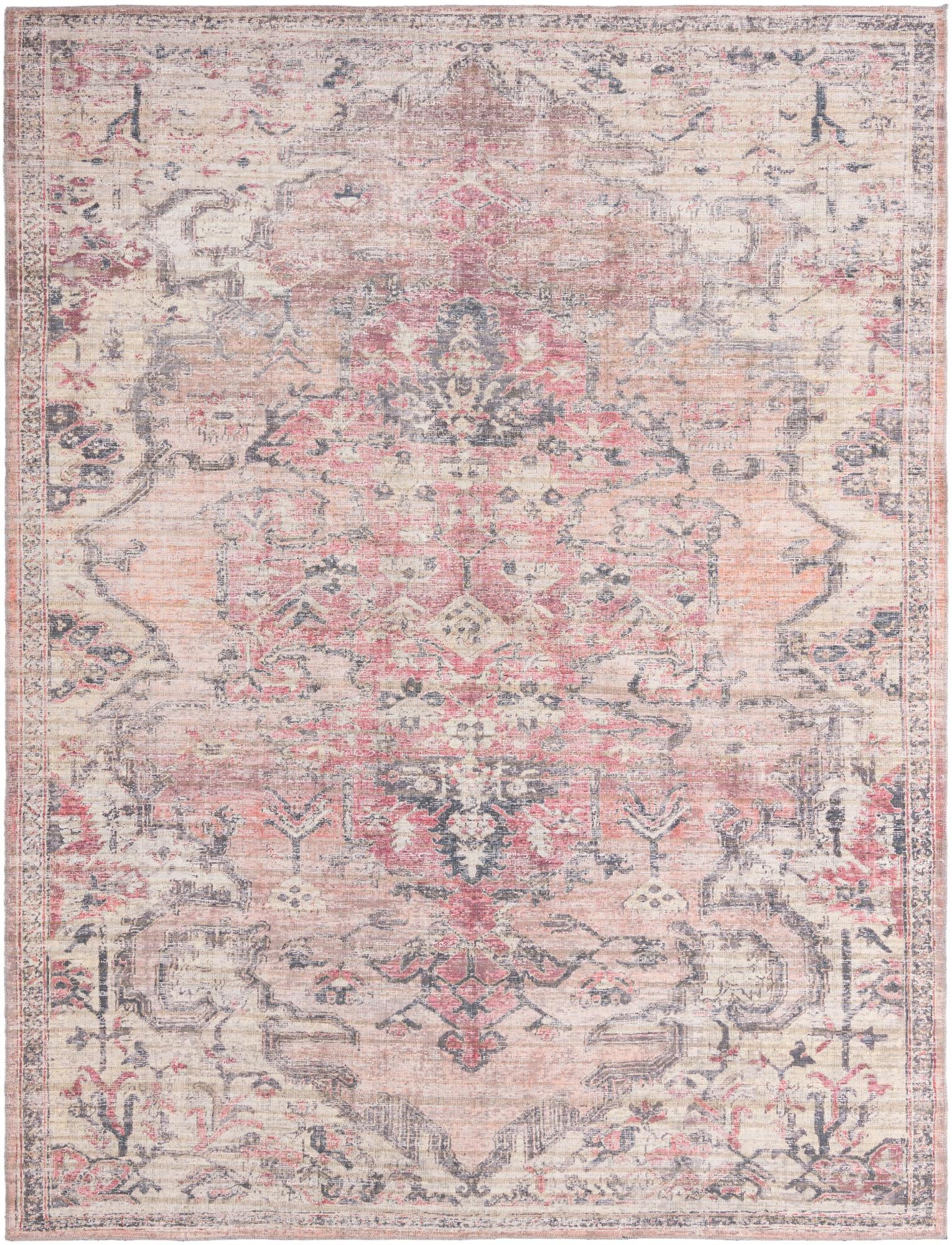 9' 2 x 12' Washable Nostalgia Rug