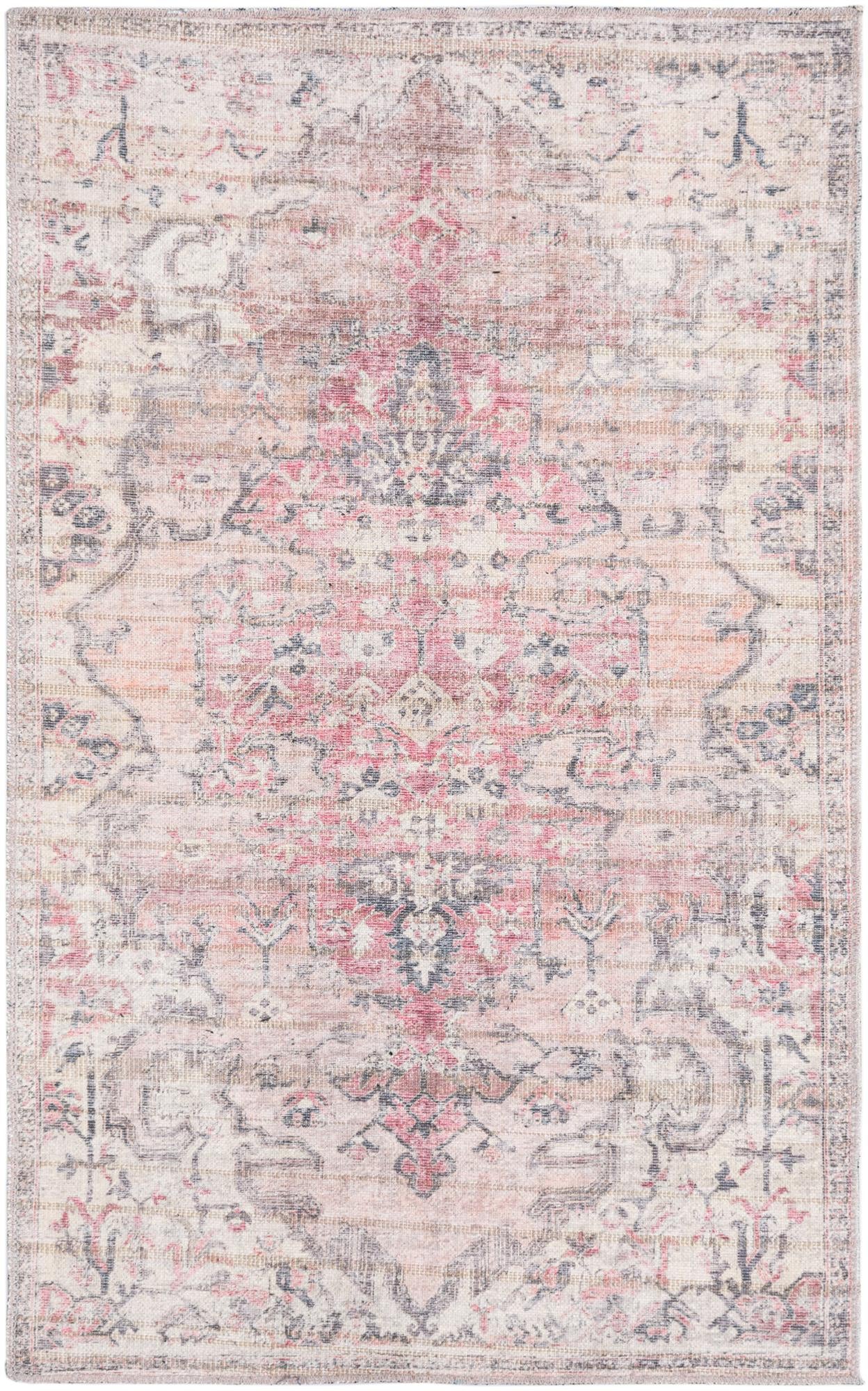 3' 3 x 5' 3 Washable Nostalgia Rug