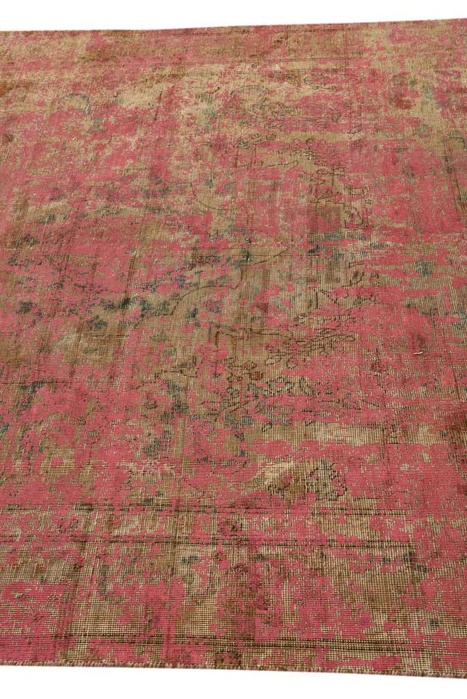 6' 2 x 8' 10 Hand Knotted Ultra Vintage Persian Wool Rug