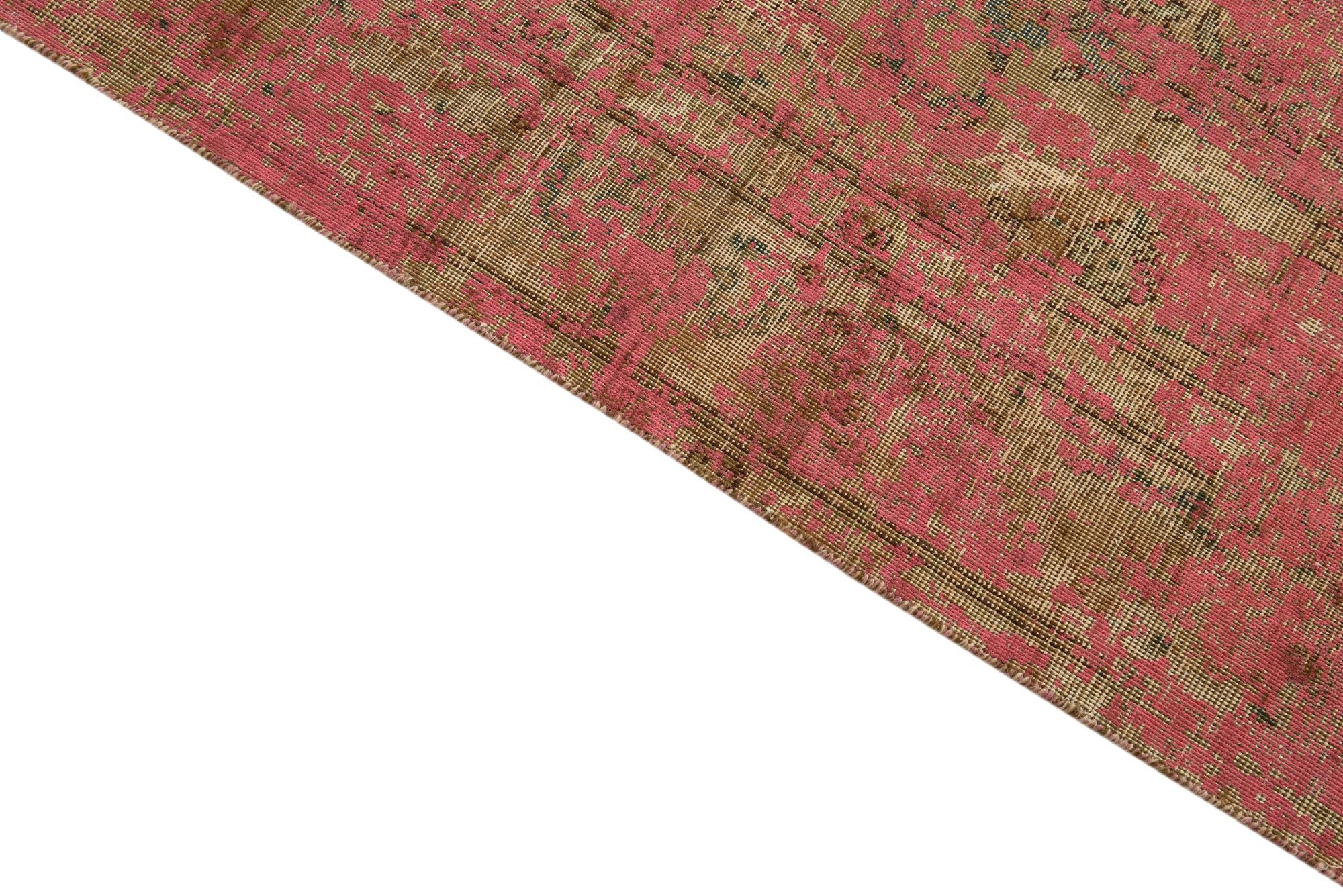 6' 2 x 8' 10 Hand Knotted Ultra Vintage Persian Wool Rug